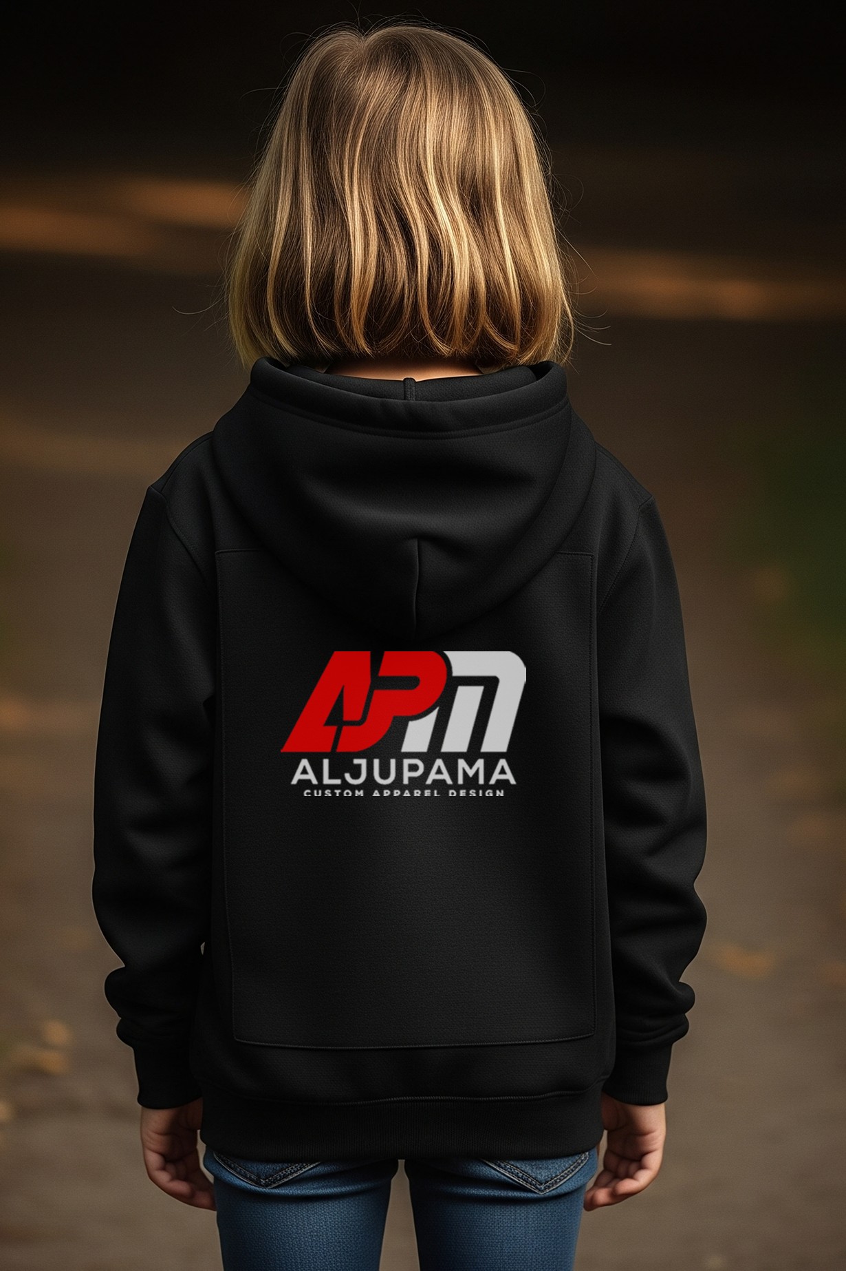 AJPM Hoodie - L Black Serie - Kinder