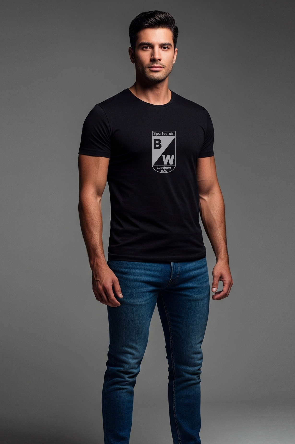 Herren Shirt BW Ladeburg Logo